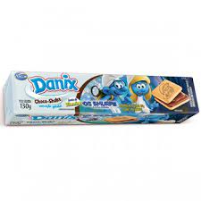 Biscoito recheado Danix - choco shake