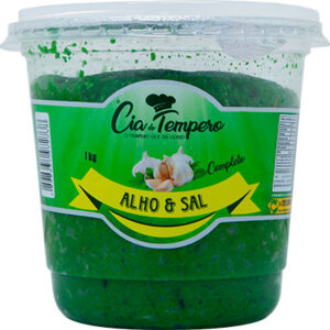 Tempero Alho e sal - Cia do Tempero