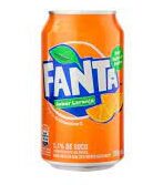 Refrigerante Fanta laranja - lata